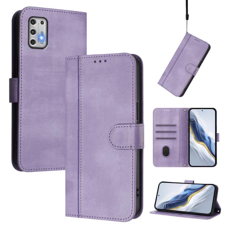 Line Splicing Buckle Retro Leather Phone Case, For Motorola Moto G Play 2021, For Motorola Moto G Stylus 5G 2021, For Motorola Moto G Stylus 4G 2021
