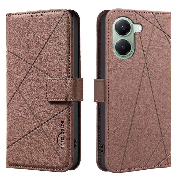 Geometric Pattern RFID Leather Phone Case, For Redmi 15 5G Global / 15 4G SEA 169.5mm, For Redmi Turbo 4 Pro, For Redmi Turbo 4, For Redmi 14C, For Redmi Note 14 5G, For Redmi Note 14 Pro 4G, For Redmi Note 14 4G 16.25mm                                ...
