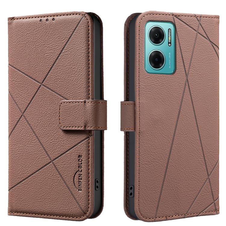 Geometric Pattern RFID Leather Phone Case, For Redmi Note 13 Pro 5G, For Redmi K60 Ultra, For Redmi K70 / K70 Pro, For Redmi 12 4G, For Redmi Note 12 Turbo, For Redmi Note 11 / 11S / 12S 6.43inch, For Redmi Note 12 4G, For Redmi 12C                    ...