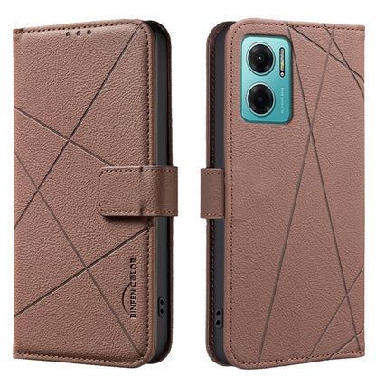Geometric Pattern RFID Leather Phone Case, For Redmi Note 13 Pro 5G, For Redmi K60 Ultra, For Redmi K70 / K70 Pro, For Redmi 12 4G, For Redmi Note 12 Turbo, For Redmi Note 11 / 11S / 12S 6.43inch, For Redmi Note 12 4G, For Redmi 12C                    ...