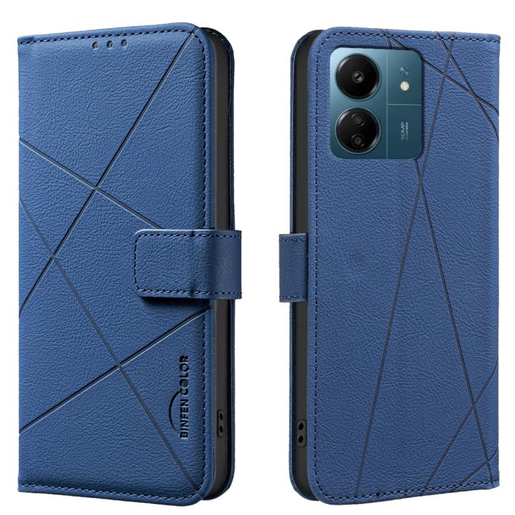 Geometric Pattern RFID Leather Phone Case, For Redmi 15 5G Global / 15 4G SEA 169.5mm, For Redmi Turbo 4 Pro, For Redmi Turbo 4, For Redmi 14C, For Redmi Note 14 5G, For Redmi Note 14 Pro 4G, For Redmi Note 14 4G 16.25mm                                ...