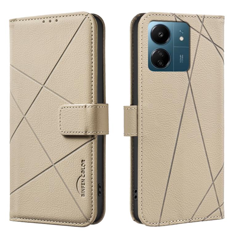 Geometric Pattern RFID Leather Phone Case, For Redmi 15 5G Global / 15 4G SEA 169.5mm, For Redmi Turbo 4 Pro, For Redmi Turbo 4, For Redmi 14C, For Redmi Note 14 5G, For Redmi Note 14 Pro 4G, For Redmi Note 14 4G 16.25mm                                ...