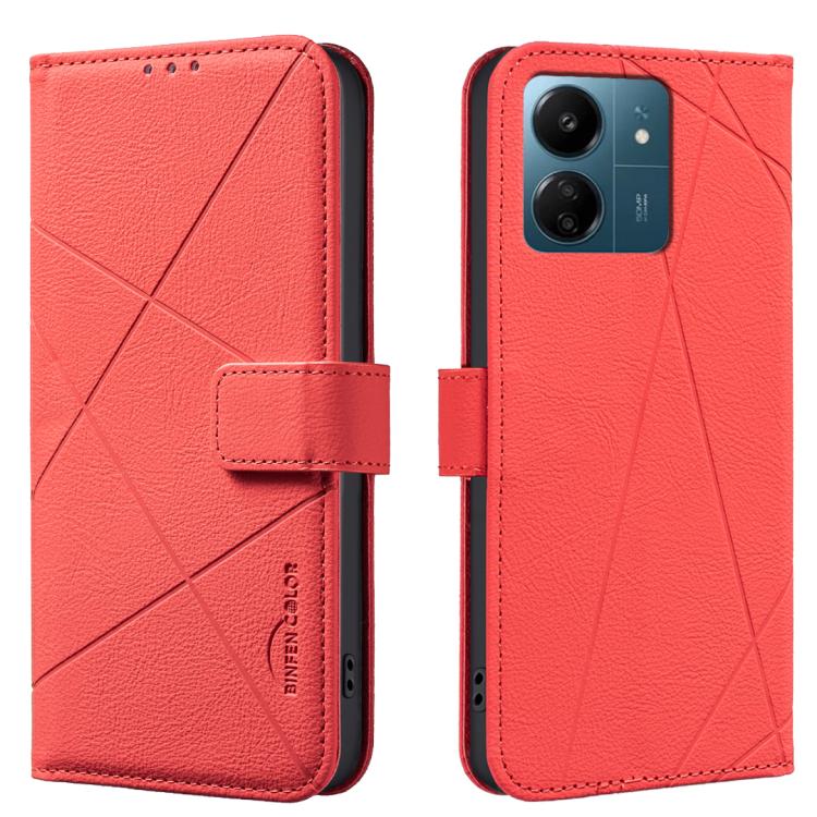 Geometric Pattern RFID Leather Phone Case, For Redmi 15 5G Global / 15 4G SEA 169.5mm, For Redmi Turbo 4 Pro, For Redmi Turbo 4, For Redmi 14C, For Redmi Note 14 5G, For Redmi Note 14 Pro 4G, For Redmi Note 14 4G 16.25mm                                ...