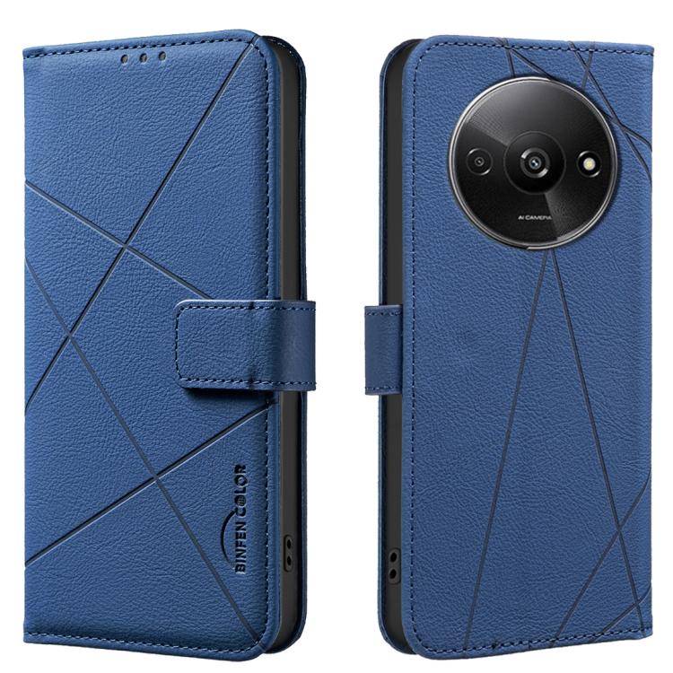 Geometric Pattern RFID Leather Phone Case, For Redmi 15 5G Global / 15 4G SEA 169.5mm, For Redmi Turbo 4 Pro, For Redmi Turbo 4, For Redmi 14C, For Redmi Note 14 5G, For Redmi Note 14 Pro 4G, For Redmi Note 14 4G 16.25mm                                ...