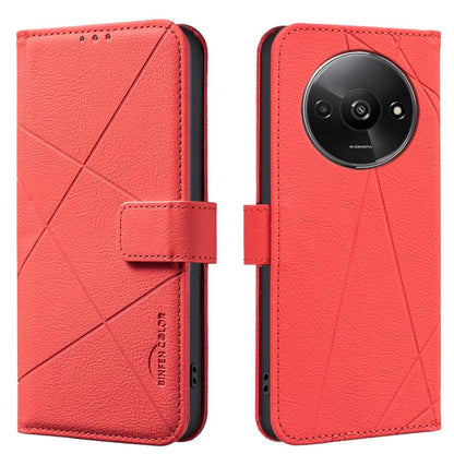 Geometric Pattern RFID Leather Phone Case, For Redmi 15 5G Global / 15 4G SEA 169.5mm, For Redmi Turbo 4 Pro, For Redmi Turbo 4, For Redmi 14C, For Redmi Note 14 5G, For Redmi Note 14 Pro 4G, For Redmi Note 14 4G 16.25mm                                ...