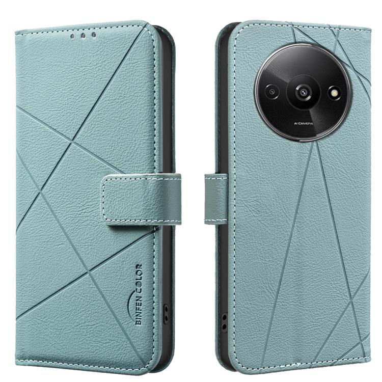 Geometric Pattern RFID Leather Phone Case, For Redmi 15 5G Global / 15 4G SEA 169.5mm, For Redmi Turbo 4 Pro, For Redmi Turbo 4, For Redmi 14C, For Redmi Note 14 5G, For Redmi Note 14 Pro 4G, For Redmi Note 14 4G 16.25mm                                ...