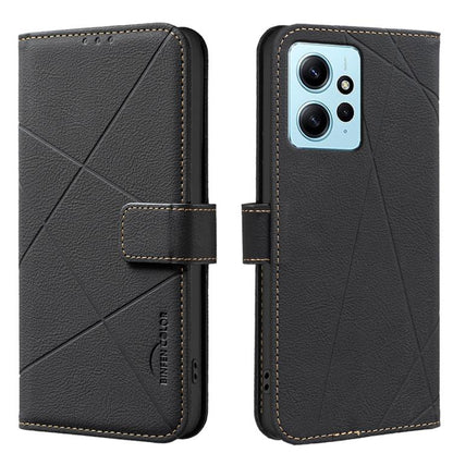 Geometric Pattern RFID Leather Phone Case, For Redmi Note 13 Pro 5G, For Redmi K60 Ultra, For Redmi K70 / K70 Pro, For Redmi 12 4G, For Redmi Note 12 Turbo, For Redmi Note 11 / 11S / 12S 6.43inch, For Redmi Note 12 4G, For Redmi 12C                    ...