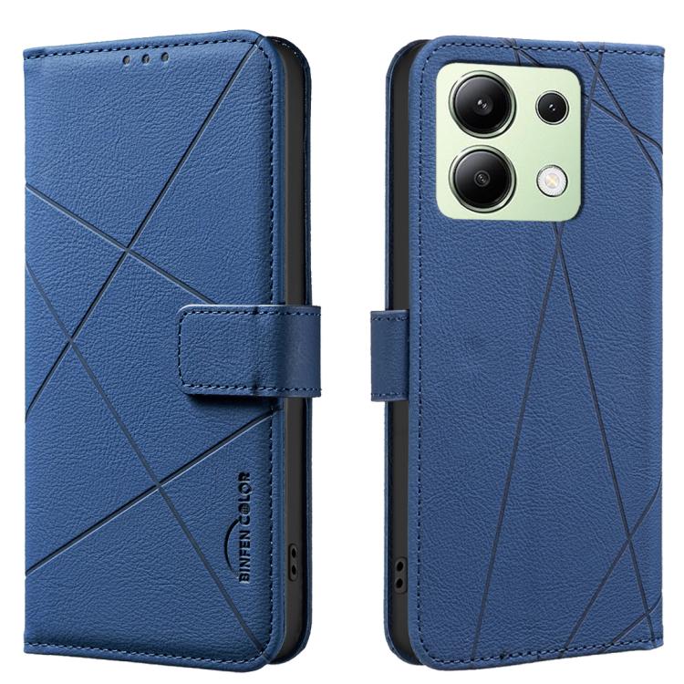 Geometric Pattern RFID Leather Phone Case, For Redmi 15 5G Global / 15 4G SEA 169.5mm, For Redmi Turbo 4 Pro, For Redmi Turbo 4, For Redmi 14C, For Redmi Note 14 5G, For Redmi Note 14 Pro 4G, For Redmi Note 14 4G 16.25mm                                ...