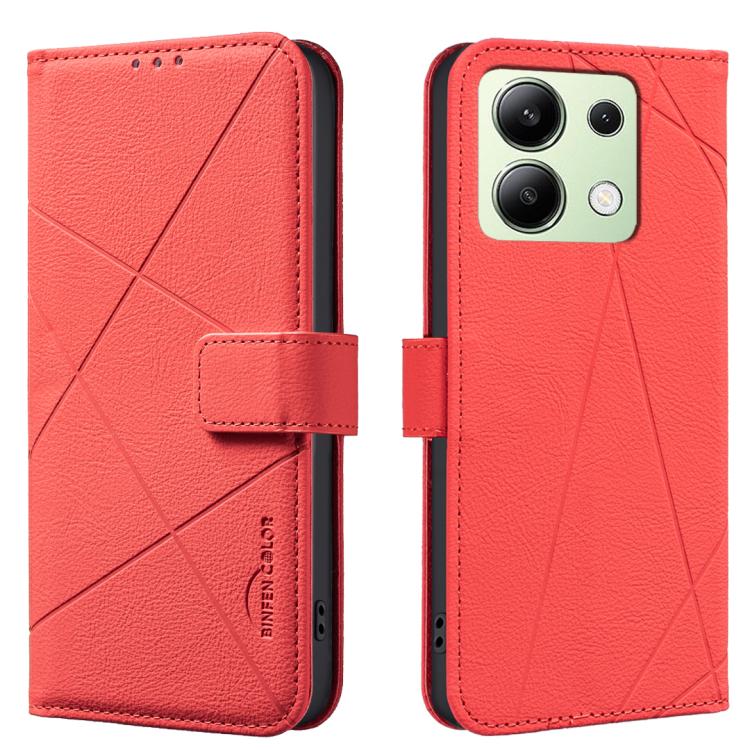 Geometric Pattern RFID Leather Phone Case, For Redmi 15 5G Global / 15 4G SEA 169.5mm, For Redmi Turbo 4 Pro, For Redmi Turbo 4, For Redmi 14C, For Redmi Note 14 5G, For Redmi Note 14 Pro 4G, For Redmi Note 14 4G 16.25mm                                ...