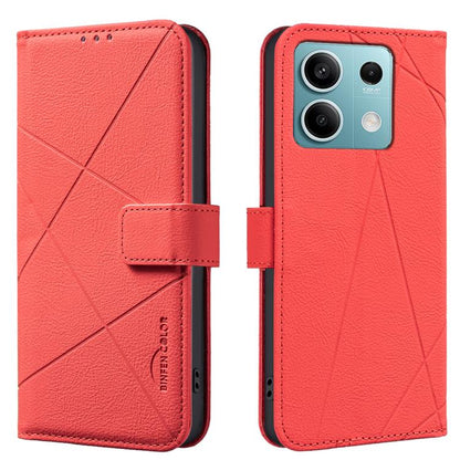 Geometric Pattern RFID Leather Phone Case, For Redmi 15 5G Global / 15 4G SEA 169.5mm, For Redmi Turbo 4 Pro, For Redmi Turbo 4, For Redmi 14C, For Redmi Note 14 5G, For Redmi Note 14 Pro 4G, For Redmi Note 14 4G 16.25mm                                ...