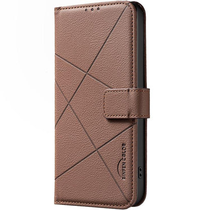 Geometric Pattern RFID Leather Phone Case, For Redmi Note 13 Pro 5G, For Redmi K60 Ultra, For Redmi K70 / K70 Pro, For Redmi 12 4G, For Redmi Note 12 Turbo, For Redmi Note 11 / 11S / 12S 6.43inch, For Redmi Note 12 4G, For Redmi 12C                    ...