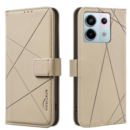 Geometric Pattern RFID Leather Phone Case, For Redmi Note 13 Pro 5G, For Redmi K60 Ultra, For Redmi K70 / K70 Pro, For Redmi 12 4G, For Redmi Note 12 Turbo, For Redmi Note 11 / 11S / 12S 6.43inch, For Redmi Note 12 4G, For Redmi 12C                    ...