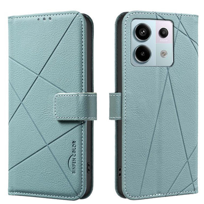 Geometric Pattern RFID Leather Phone Case, For Redmi Note 13 Pro 5G, For Redmi K60 Ultra, For Redmi K70 / K70 Pro, For Redmi 12 4G, For Redmi Note 12 Turbo, For Redmi Note 11 / 11S / 12S 6.43inch, For Redmi Note 12 4G, For Redmi 12C                    ...