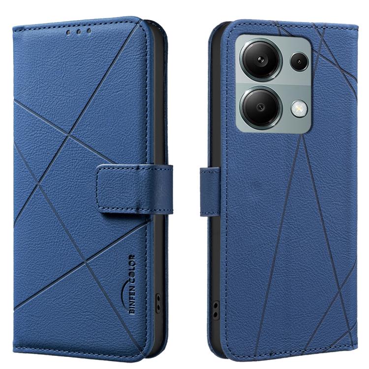 Geometric Pattern RFID Leather Phone Case, For Redmi 15 5G Global / 15 4G SEA 169.5mm, For Redmi Turbo 4 Pro, For Redmi Turbo 4, For Redmi 14C, For Redmi Note 14 5G, For Redmi Note 14 Pro 4G, For Redmi Note 14 4G 16.25mm                                ...