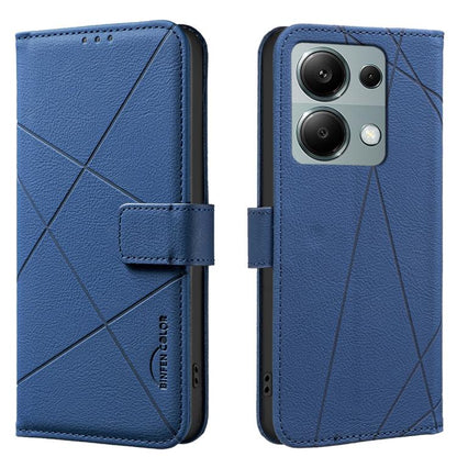 Geometric Pattern RFID Leather Phone Case, For Redmi 15 5G Global / 15 4G SEA 169.5mm, For Redmi Turbo 4 Pro, For Redmi Turbo 4, For Redmi 14C, For Redmi Note 14 5G, For Redmi Note 14 Pro 4G, For Redmi Note 14 4G 16.25mm                                ...