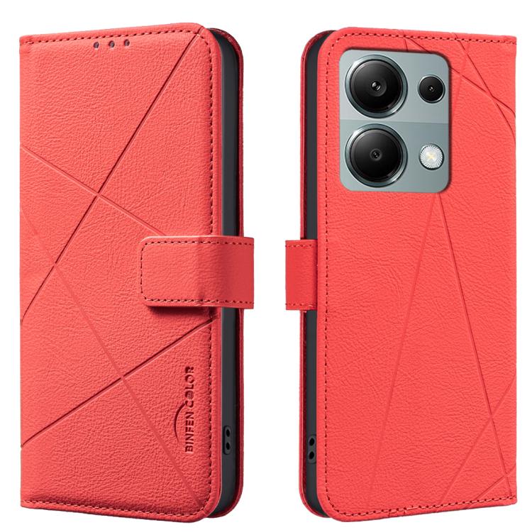 Geometric Pattern RFID Leather Phone Case, For Redmi 15 5G Global / 15 4G SEA 169.5mm, For Redmi Turbo 4 Pro, For Redmi Turbo 4, For Redmi 14C, For Redmi Note 14 5G, For Redmi Note 14 Pro 4G, For Redmi Note 14 4G 16.25mm                                ...