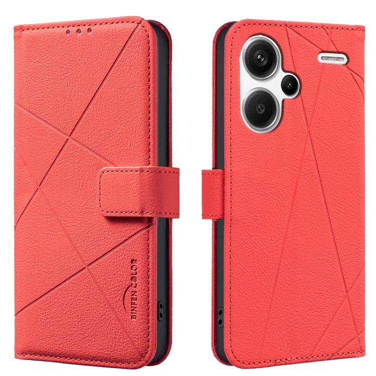 Geometric Pattern RFID Leather Phone Case, For Redmi 15 5G Global / 15 4G SEA 169.5mm, For Redmi Turbo 4 Pro, For Redmi Turbo 4, For Redmi 14C, For Redmi Note 14 5G, For Redmi Note 14 Pro 4G, For Redmi Note 14 4G 16.25mm                                ...
