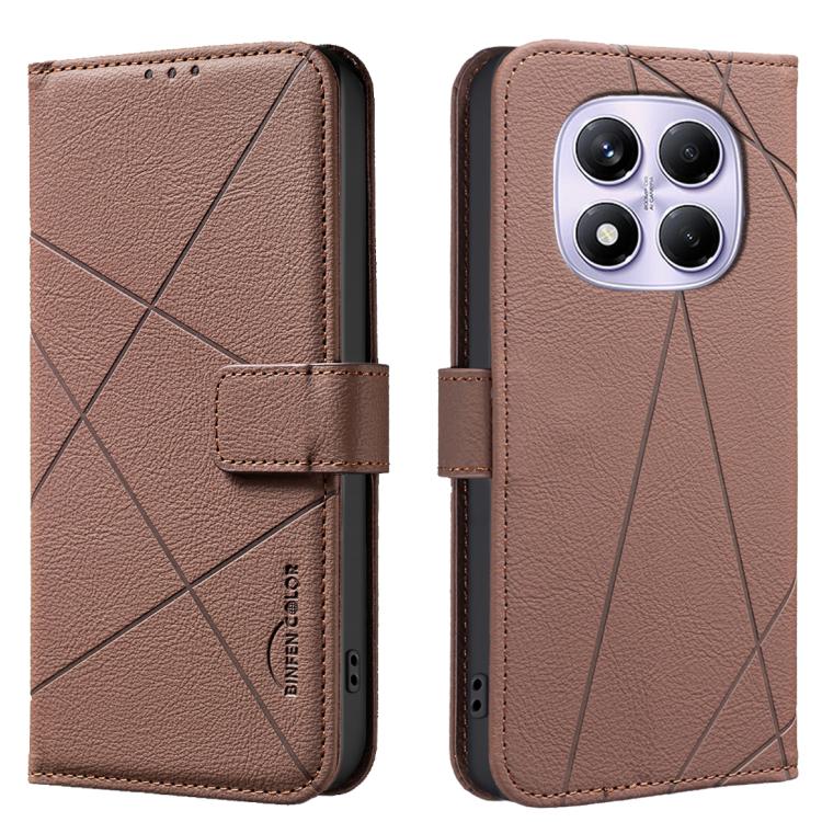 Geometric Pattern RFID Leather Phone Case, For Redmi 15 5G Global / 15 4G SEA 169.5mm, For Redmi Turbo 4 Pro, For Redmi Turbo 4, For Redmi 14C, For Redmi Note 14 5G, For Redmi Note 14 Pro 4G, For Redmi Note 14 4G 16.25mm                                ...