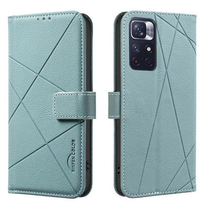 Geometric Pattern RFID Leather Phone Case, For Redmi Note 13 Pro 5G, For Redmi K60 Ultra, For Redmi K70 / K70 Pro, For Redmi 12 4G, For Redmi Note 12 Turbo, For Redmi Note 11 / 11S / 12S 6.43inch, For Redmi Note 12 4G, For Redmi 12C                    ...