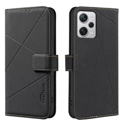 Geometric Pattern RFID Leather Phone Case, For Redmi Note 13 Pro 5G, For Redmi K60 Ultra, For Redmi K70 / K70 Pro, For Redmi 12 4G, For Redmi Note 12 Turbo, For Redmi Note 11 / 11S / 12S 6.43inch, For Redmi Note 12 4G, For Redmi 12C                    ...