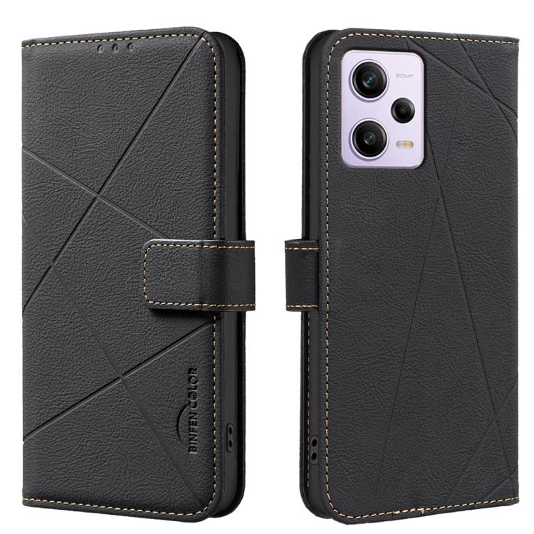 Geometric Pattern RFID Leather Phone Case, For Redmi Note 13 Pro 5G, For Redmi K60 Ultra, For Redmi K70 / K70 Pro, For Redmi 12 4G, For Redmi Note 12 Turbo, For Redmi Note 11 / 11S / 12S 6.43inch, For Redmi Note 12 4G, For Redmi 12C                    ...