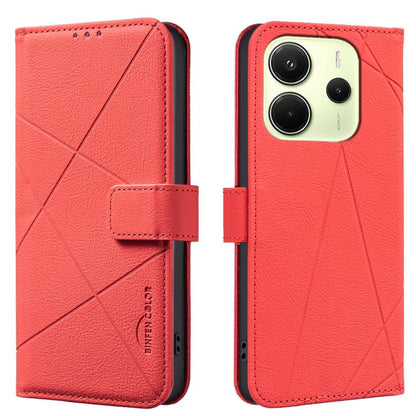 Geometric Pattern RFID Leather Phone Case, For Redmi 15 5G Global / 15 4G SEA 169.5mm, For Redmi Turbo 4 Pro, For Redmi Turbo 4, For Redmi 14C, For Redmi Note 14 5G, For Redmi Note 14 Pro 4G, For Redmi Note 14 4G 16.25mm                                ...