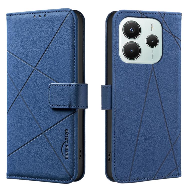 Geometric Pattern RFID Leather Phone Case, For Redmi 15 5G Global / 15 4G SEA 169.5mm, For Redmi Turbo 4 Pro, For Redmi Turbo 4, For Redmi 14C, For Redmi Note 14 5G, For Redmi Note 14 Pro 4G, For Redmi Note 14 4G 16.25mm                                ...