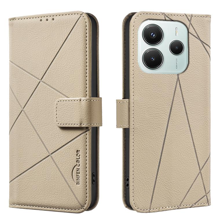 Geometric Pattern RFID Leather Phone Case, For Redmi 15 5G Global / 15 4G SEA 169.5mm, For Redmi Turbo 4 Pro, For Redmi Turbo 4, For Redmi 14C, For Redmi Note 14 5G, For Redmi Note 14 Pro 4G, For Redmi Note 14 4G 16.25mm                                ...