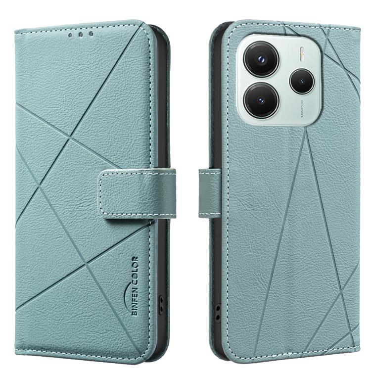 Geometric Pattern RFID Leather Phone Case, For Redmi 15 5G Global / 15 4G SEA 169.5mm, For Redmi Turbo 4 Pro, For Redmi Turbo 4, For Redmi 14C, For Redmi Note 14 5G, For Redmi Note 14 Pro 4G, For Redmi Note 14 4G 16.25mm                                ...