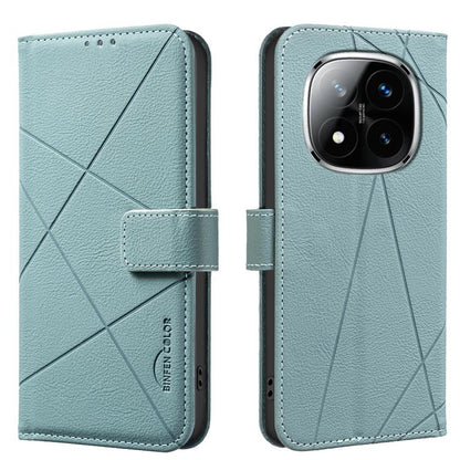 Geometric Pattern RFID Leather Phone Case, For Redmi 15 5G Global / 15 4G SEA 169.5mm, For Redmi Turbo 4 Pro, For Redmi Turbo 4, For Redmi 14C, For Redmi Note 14 5G, For Redmi Note 14 Pro 4G, For Redmi Note 14 4G 16.25mm                                ...