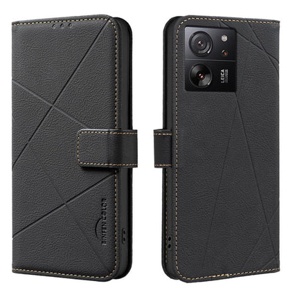 Geometric Pattern RFID Leather Phone Case, For Redmi Note 13 Pro 5G, For Redmi K60 Ultra, For Redmi K70 / K70 Pro, For Redmi 12 4G, For Redmi Note 12 Turbo, For Redmi Note 11 / 11S / 12S 6.43inch, For Redmi Note 12 4G, For Redmi 12C                    ...