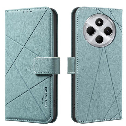Geometric Pattern RFID Leather Phone Case, For Redmi 15 5G Global / 15 4G SEA 169.5mm, For Redmi Turbo 4 Pro, For Redmi Turbo 4, For Redmi 14C, For Redmi Note 14 5G, For Redmi Note 14 Pro 4G, For Redmi Note 14 4G 16.25mm                                ...