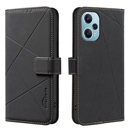 Geometric Pattern RFID Leather Phone Case, For Redmi Note 13 Pro 5G, For Redmi K60 Ultra, For Redmi K70 / K70 Pro, For Redmi 12 4G, For Redmi Note 12 Turbo, For Redmi Note 11 / 11S / 12S 6.43inch, For Redmi Note 12 4G, For Redmi 12C                    ...