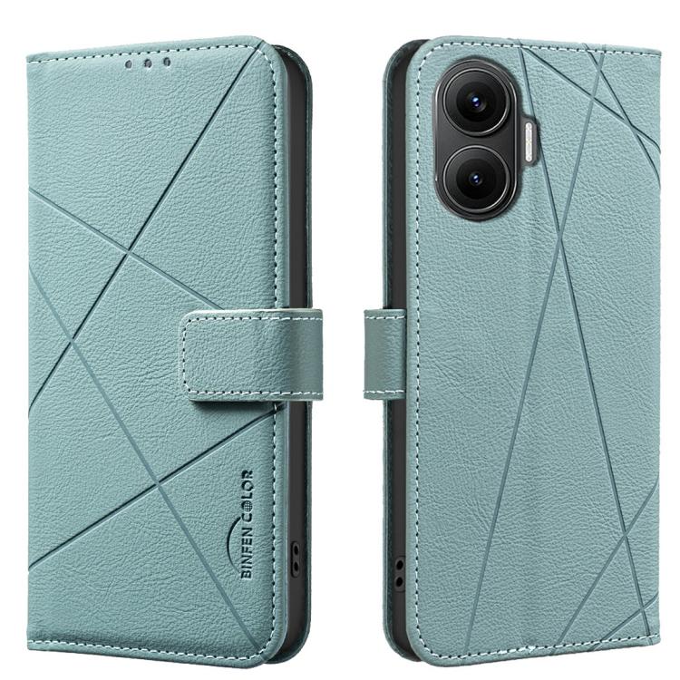 Geometric Pattern RFID Leather Phone Case, For Redmi 15 5G Global / 15 4G SEA 169.5mm, For Redmi Turbo 4 Pro, For Redmi Turbo 4, For Redmi 14C, For Redmi Note 14 5G, For Redmi Note 14 Pro 4G, For Redmi Note 14 4G 16.25mm                                ...