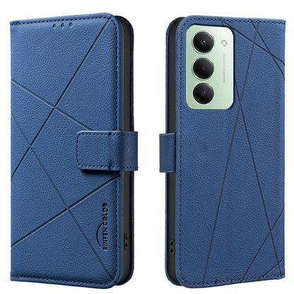Geometric Pattern RFID Leather Phone Case, For Redmi 15 5G Global / 15 4G SEA 169.5mm, For Redmi Turbo 4 Pro, For Redmi Turbo 4, For Redmi 14C, For Redmi Note 14 5G, For Redmi Note 14 Pro 4G, For Redmi Note 14 4G 16.25mm                                ...
