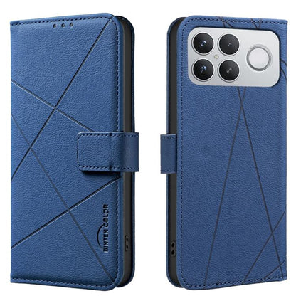 Geometric Pattern RFID Leather Phone Case, For Redmi Note 17 4G Global 169.7mm, For Redmi 15C 5G/4G Global 171/Poco C85 4G, For Redmi Note 17 Pro+ 5G Global 163.4mm, For Redmi Note 17 Pro 5G Global 163.5mm, For Redmi K90 Pro Max/K100 Pro Max 5G        ...