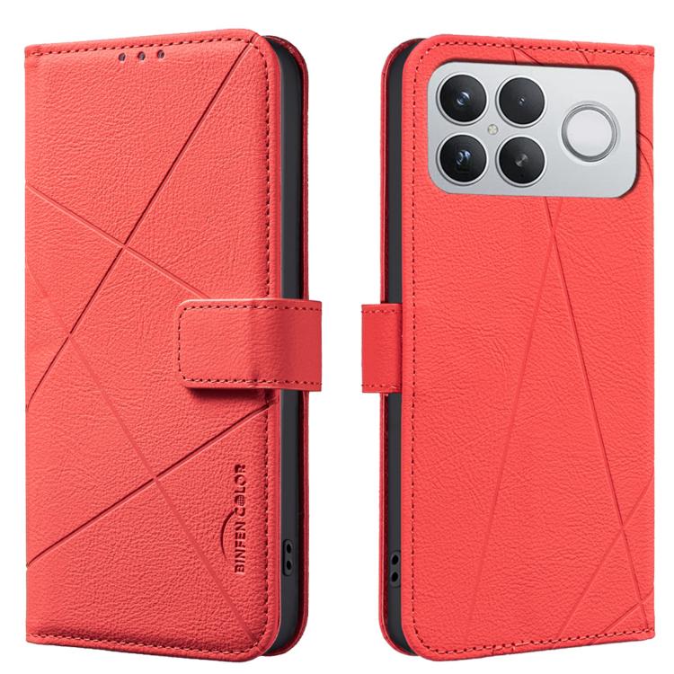 Geometric Pattern RFID Leather Phone Case, For Redmi Note 17 4G Global 169.7mm, For Redmi 15C 5G/4G Global 171/Poco C85 4G, For Redmi Note 17 Pro+ 5G Global 163.4mm, For Redmi Note 17 Pro 5G Global 163.5mm, For Redmi K90 Pro Max/K100 Pro Max 5G        ...