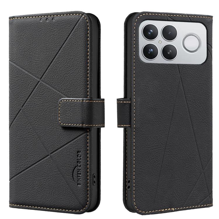 Geometric Pattern RFID Leather Phone Case, For Redmi Note 17 4G Global 169.7mm, For Redmi 15C 5G/4G Global 171/Poco C85 4G, For Redmi Note 17 Pro+ 5G Global 163.4mm, For Redmi Note 17 Pro 5G Global 163.5mm, For Redmi K90 Pro Max/K100 Pro Max 5G        ...