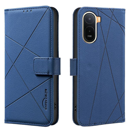 Geometric Pattern RFID Leather Phone Case, For Redmi Note 17 4G Global 169.7mm, For Redmi 15C 5G/4G Global 171/Poco C85 4G, For Redmi Note 17 Pro+ 5G Global 163.4mm, For Redmi Note 17 Pro 5G Global 163.5mm, For Redmi K90 Pro Max/K100 Pro Max 5G        ...