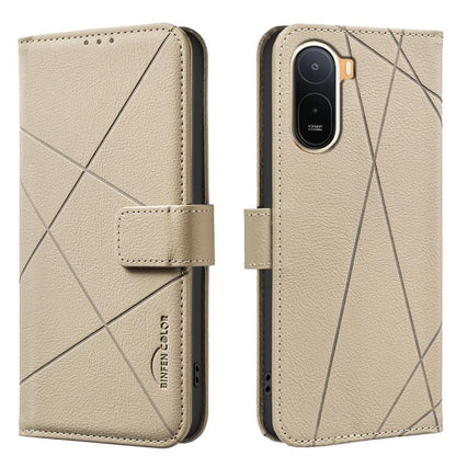 Geometric Pattern RFID Leather Phone Case, For Redmi Note 17 4G Global 169.7mm, For Redmi 15C 5G/4G Global 171/Poco C85 4G, For Redmi Note 17 Pro+ 5G Global 163.4mm, For Redmi Note 17 Pro 5G Global 163.5mm, For Redmi K90 Pro Max/K100 Pro Max 5G        ...