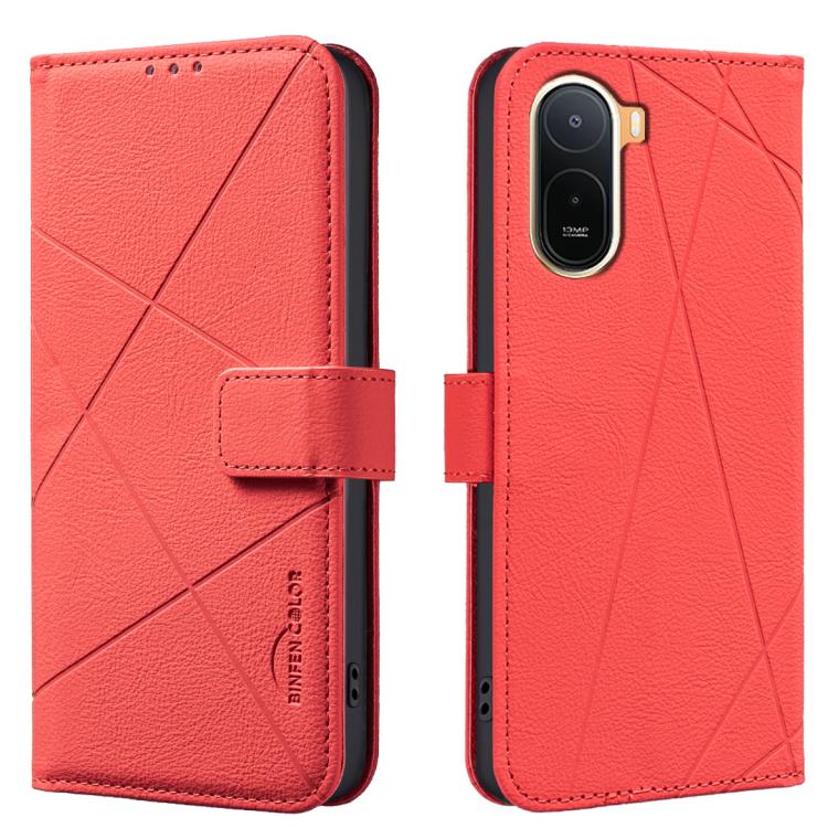 Geometric Pattern RFID Leather Phone Case, For Redmi Note 17 4G Global 169.7mm, For Redmi 15C 5G/4G Global 171/Poco C85 4G, For Redmi Note 17 Pro+ 5G Global 163.4mm, For Redmi Note 17 Pro 5G Global 163.5mm, For Redmi K90 Pro Max/K100 Pro Max 5G        ...