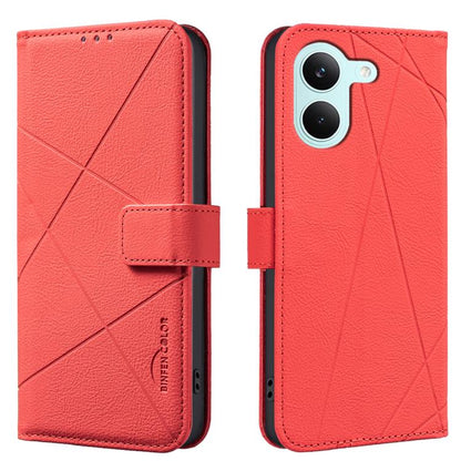 Geometric Pattern RFID Leather Phone Case, For Redmi Note 17 4G Global 169.7mm, For Redmi 15C 5G/4G Global 171/Poco C85 4G, For Redmi Note 17 Pro+ 5G Global 163.4mm, For Redmi Note 17 Pro 5G Global 163.5mm, For Redmi K90 Pro Max/K100 Pro Max 5G        ...