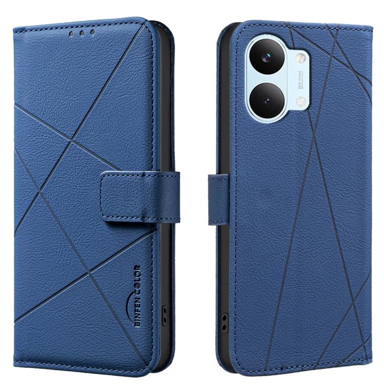 Geometric Pattern RFID Leather Phone Case, For Redmi Note 17 4G Global 169.7mm, For Redmi 15C 5G/4G Global 171/Poco C85 4G, For Redmi Note 17 Pro+ 5G Global 163.4mm, For Redmi Note 17 Pro 5G Global 163.5mm, For Redmi K90 Pro Max/K100 Pro Max 5G        ...