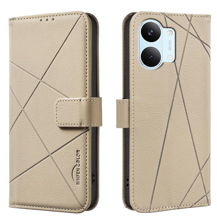 Geometric Pattern RFID Leather Phone Case, For Redmi Note 17 4G Global 169.7mm, For Redmi 15C 5G/4G Global 171/Poco C85 4G, For Redmi Note 17 Pro+ 5G Global 163.4mm, For Redmi Note 17 Pro 5G Global 163.5mm, For Redmi K90 Pro Max/K100 Pro Max 5G        ...