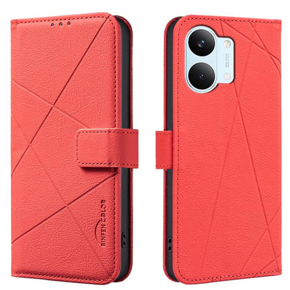 Geometric Pattern RFID Leather Phone Case, For Redmi Note 17 4G Global 169.7mm, For Redmi 15C 5G/4G Global 171/Poco C85 4G, For Redmi Note 17 Pro+ 5G Global 163.4mm, For Redmi Note 17 Pro 5G Global 163.5mm, For Redmi K90 Pro Max/K100 Pro Max 5G        ...