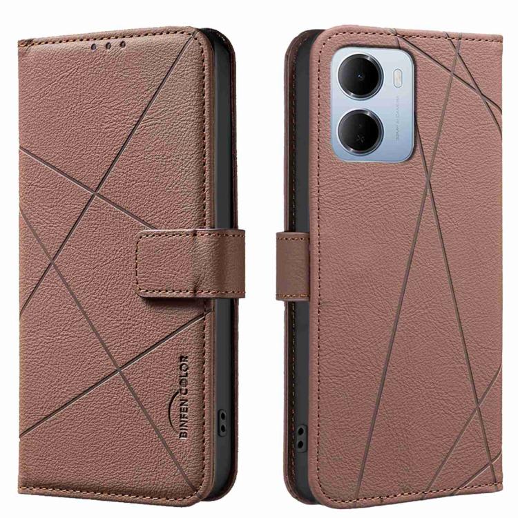 Geometric Pattern RFID Leather Phone Case, For Redmi Note 17 4G Global 169.7mm, For Redmi 15C 5G/4G Global 171/Poco C85 4G, For Redmi Note 17 Pro+ 5G Global 163.4mm, For Redmi Note 17 Pro 5G Global 163.5mm, For Redmi K90 Pro Max/K100 Pro Max 5G        ...