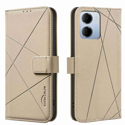 Geometric Pattern RFID Leather Phone Case, For Redmi Note 17 4G Global 169.7mm, For Redmi 15C 5G/4G Global 171/Poco C85 4G, For Redmi Note 17 Pro+ 5G Global 163.4mm, For Redmi Note 17 Pro 5G Global 163.5mm, For Redmi K90 Pro Max/K100 Pro Max 5G        ...