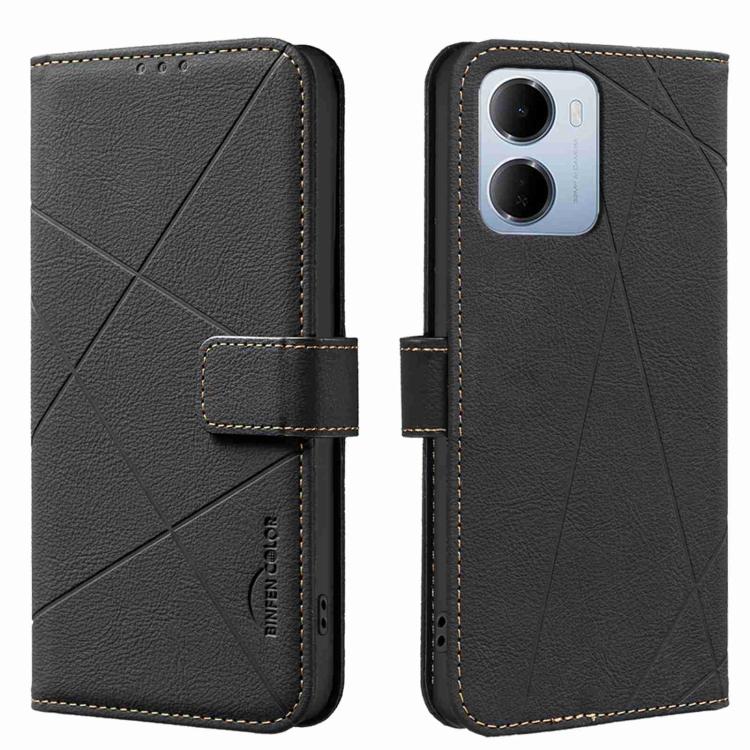 Geometric Pattern RFID Leather Phone Case, For Redmi Note 17 4G Global 169.7mm, For Redmi 15C 5G/4G Global 171/Poco C85 4G, For Redmi Note 17 Pro+ 5G Global 163.4mm, For Redmi Note 17 Pro 5G Global 163.5mm, For Redmi K90 Pro Max/K100 Pro Max 5G        ...