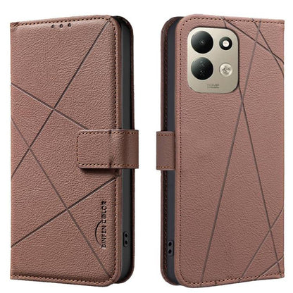 Geometric Pattern RFID Leather Phone Case, For Redmi Note 17 4G Global 169.7mm, For Redmi 15C 5G/4G Global 171/Poco C85 4G, For Redmi Note 17 Pro+ 5G Global 163.4mm, For Redmi Note 17 Pro 5G Global 163.5mm, For Redmi K90 Pro Max/K100 Pro Max 5G        ...
