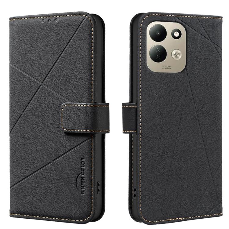 Geometric Pattern RFID Leather Phone Case, For Redmi Note 17 4G Global 169.7mm, For Redmi 15C 5G/4G Global 171/Poco C85 4G, For Redmi Note 17 Pro+ 5G Global 163.4mm, For Redmi Note 17 Pro 5G Global 163.5mm, For Redmi K90 Pro Max/K100 Pro Max 5G        ...